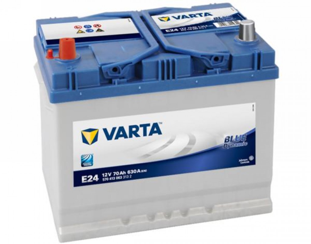 Varta E24 70Ah 630A startaccu